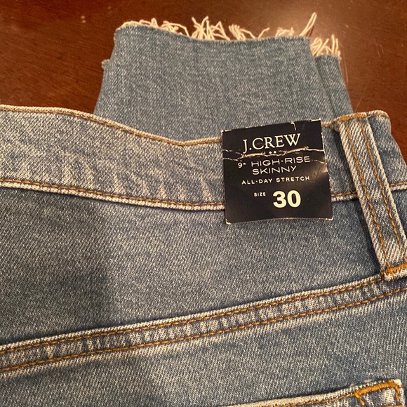 Women’s J Crew high rise skinny jeans. Size 30. New with tags.